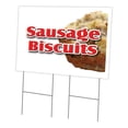 thumbnail image 1 of 24 x 36 in. Sausage Biscuits Yard Sign & Stake, 1 of 1