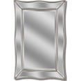thumbnail image 1 of 24 x 36 in. Scallopped Metro Beaded Mirror - Silver, 1 of 1