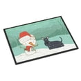 thumbnail image 1 of 24 x 36 in. Scottish Terrier Snowman Christmas Indoor or Outdoor Mat, 1 of 1