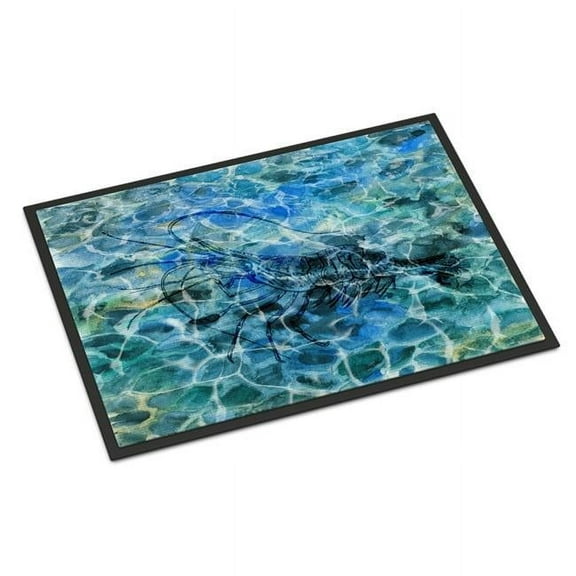 24 x 36 in. Shrimp Under water Indoor or Outdoor Mat