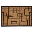 thumbnail image 1 of 24 x 36 in. Social Square Rectangular Doormat, Natural & Black, 1 of 1