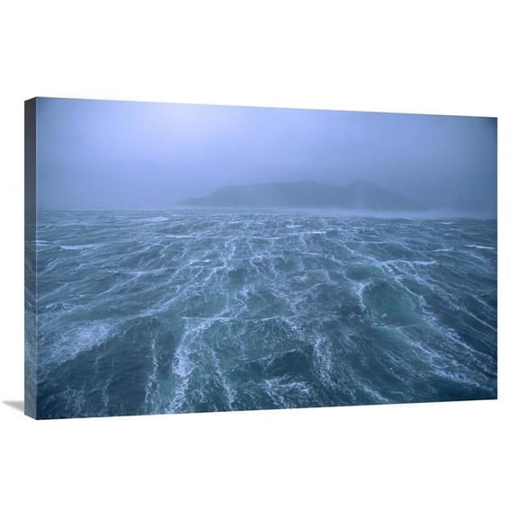 24 x 36 in. Storm with 80 Knot Winds in Drake Passage, Cape Horn, Chile Art Print - Colin Monteath