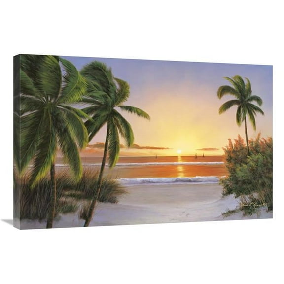 24 x 36 in. Sunset Sail Art Print - Diane Romanello