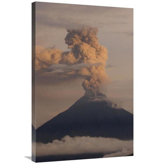 24 x 36 in. Tungurahua Volcano Erupting, Active Stratovolcano, Andes Mountains, Ecuador Art Print - Pete Oxford