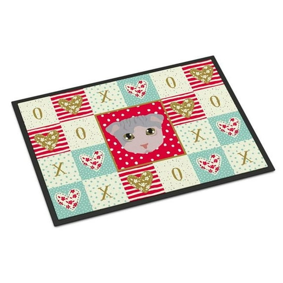24 x 36 in. Ukrainian Levkoy Cat Love Indoor or Outdoor Mat