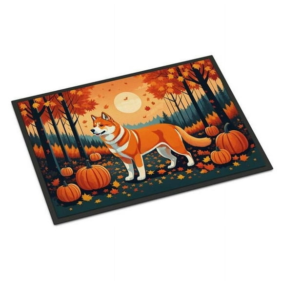 24 x 36 in. Unisex Akita Fall Indoor or Outdoor Mat
