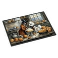 thumbnail image 1 of 24 x 36 in. Unisex American Eskimo Fall Kitchen Pumpkins Indoor or Outdoor Mat, 1 of 1