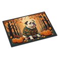 thumbnail image 1 of 24 x 36 in. Unisex White English Bulldog Fall Indoor or Outdoor Mat, 1 of 1