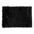 thumbnail image 1 of 24" x 36" x 1.5" Black Faux Rectangular - Area Rug, 1 of 4