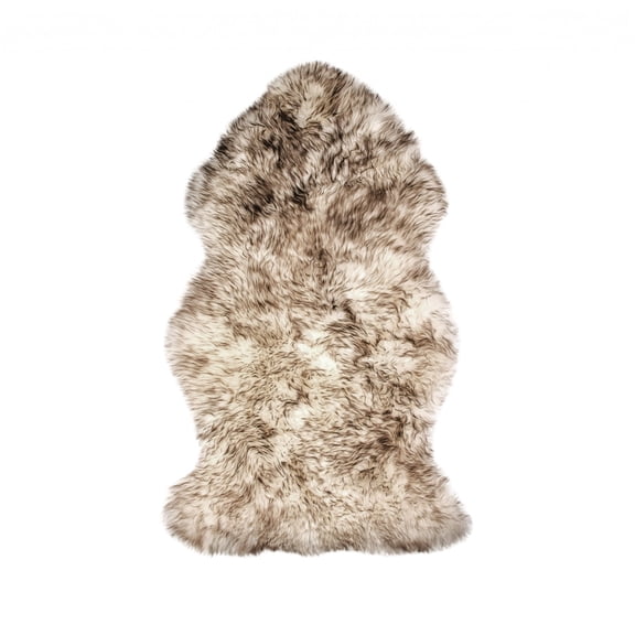 24" x 36" x 2" New Zealand Single Sheepskin Rug 24" X 36" X 1.5" - Gradient Chocolate