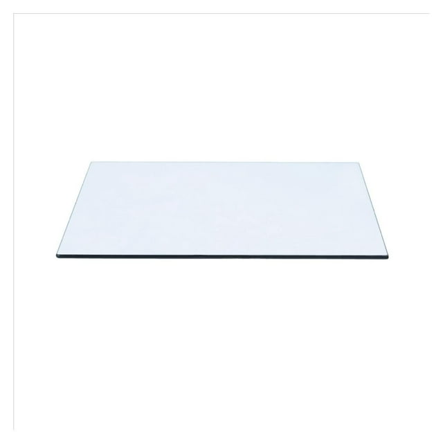 24" x 38" Rectangle Tempered Glass Table Top 3/8" Thick Flat Polish