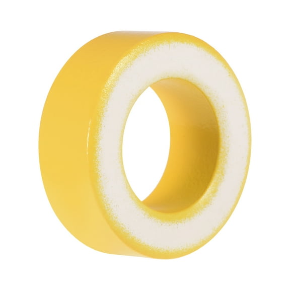 24 x 40.3 x 15mm Ferrite Ring Iron Powder Toroid Cores Yellow White