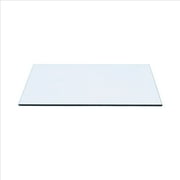 24" x 40" Rectangle Tempered Glass Table Top By Spancraft Glass