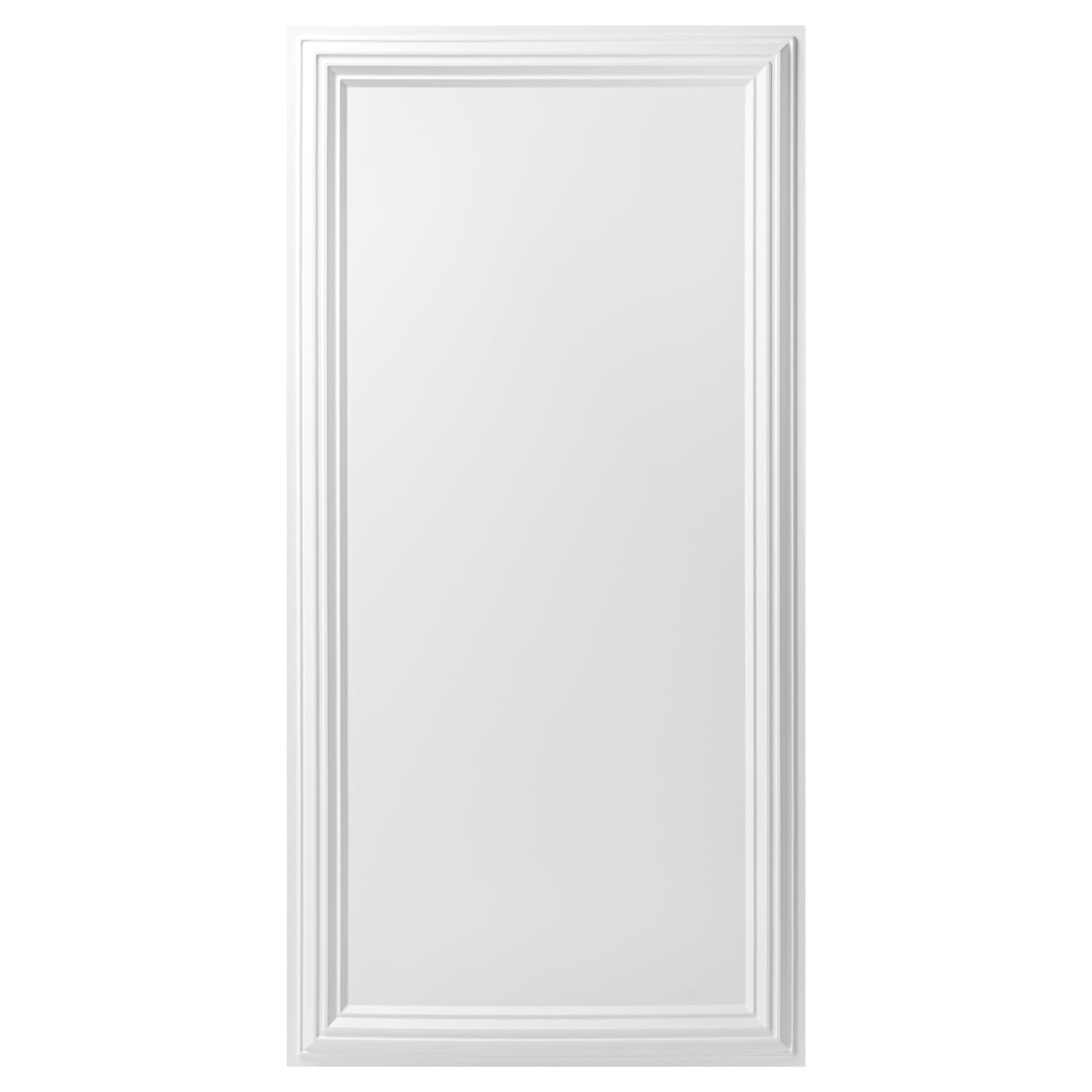 24" x 48" Drop in PVC Ceiling Tiles,12-Pack White Decorative 3D Ceiling Panels for Home Decor,Waterproof & Easy Installation,96 sq.ft./Case