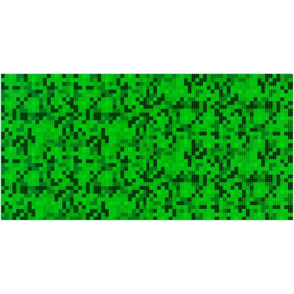 24" x 48" Green Mosaic Baseplate