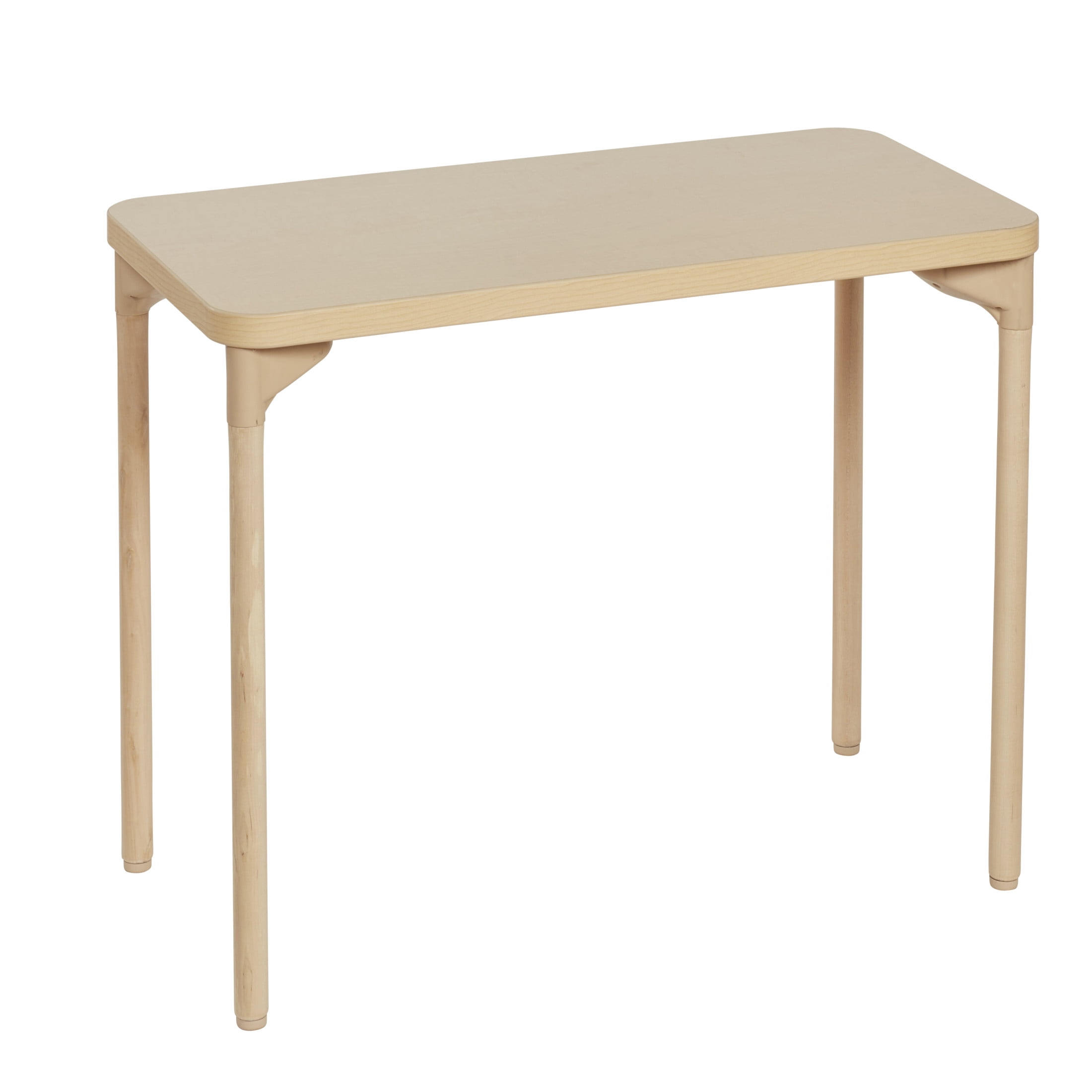 Factory Direct Partners Rectangle Kids All-Purpose Activity Table with 22" Wood Legs, Maple, 24" x 48"