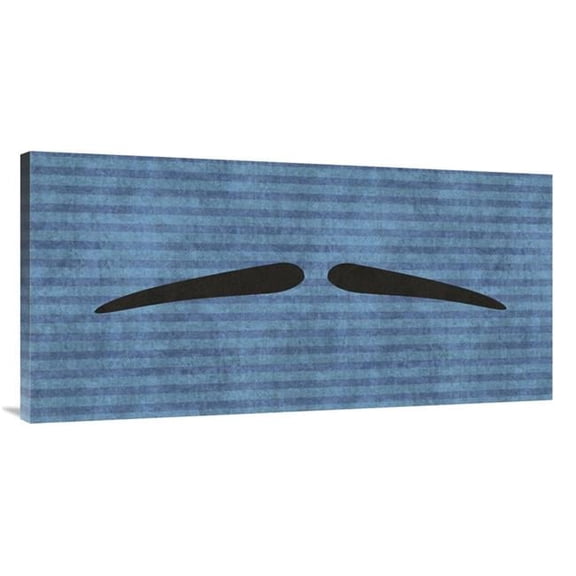 24 x 48 in. Mustache - Pencil Thin Art Print - BG.Studio