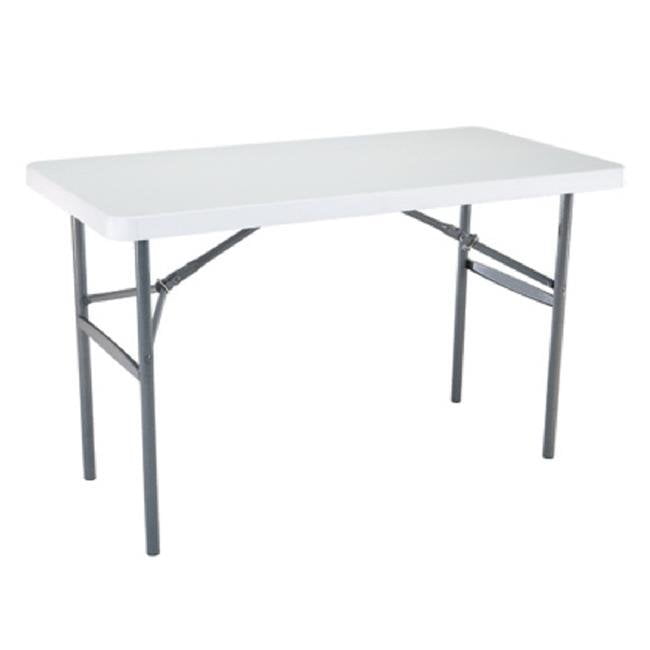 24 x 48 in. White Folding Table