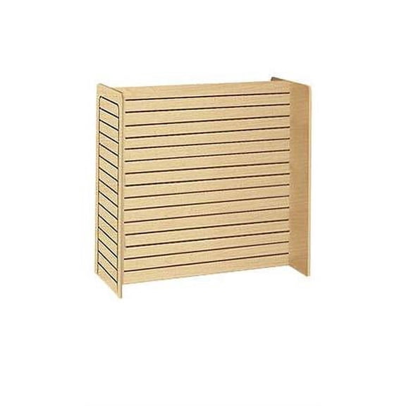 24 x 48 x 48 inch Maple Slatwall Gondola