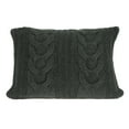 thumbnail image 1 of 24" x 5" x 16" Transitional Gray Pillow Cover With Poly Insert, 1 of 4