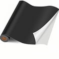 thumbnail image 1 of 24" x 54" Self-Adhesive Leather Repair Patch Roll, Peel & Stick Vinyl Repair Tape for Sofa, Couch, Car Seats & Furniture (Black), 1 of 6