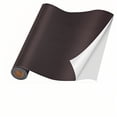 thumbnail image 1 of 24" x 54" Self-Adhesive Leather Repair Patch Roll, Peel & Stick Vinyl Repair Tape for Sofa, Couch, Car Seats & Furniture (Dark Brown), 1 of 6