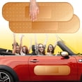 Bonned Car Sticker 24 x 6.6 Inches Giant Car BumperSticker Large Bandage Decal for Car ...