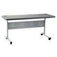 thumbnail image 1 of 24" x 60" Flip-N-Store Training Table - Charcoal Slate, 1 of 7