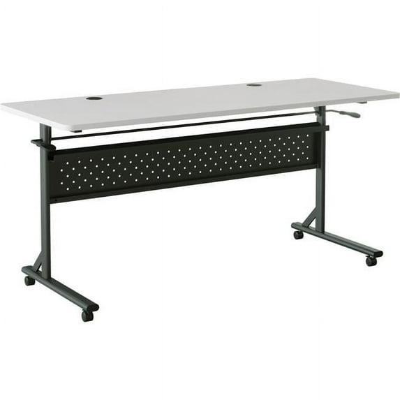 24 x 60 in. Shift 2.0 Flip & Nesting Mobile Table, Grey