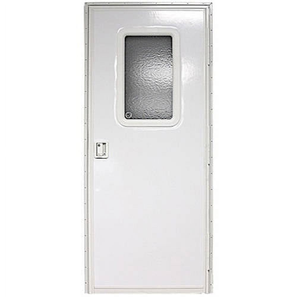 24" x 68" RH Square Entry Door, Polar White