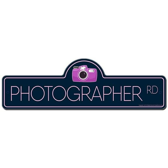 24 x 8 in. Photographer Street Sign