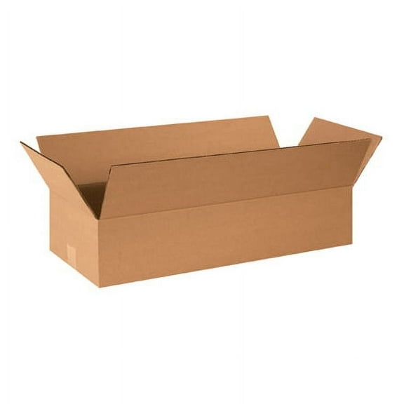 24 x 8 x 4" ECT-32 25 Pack Kraft Corrugated Boxes