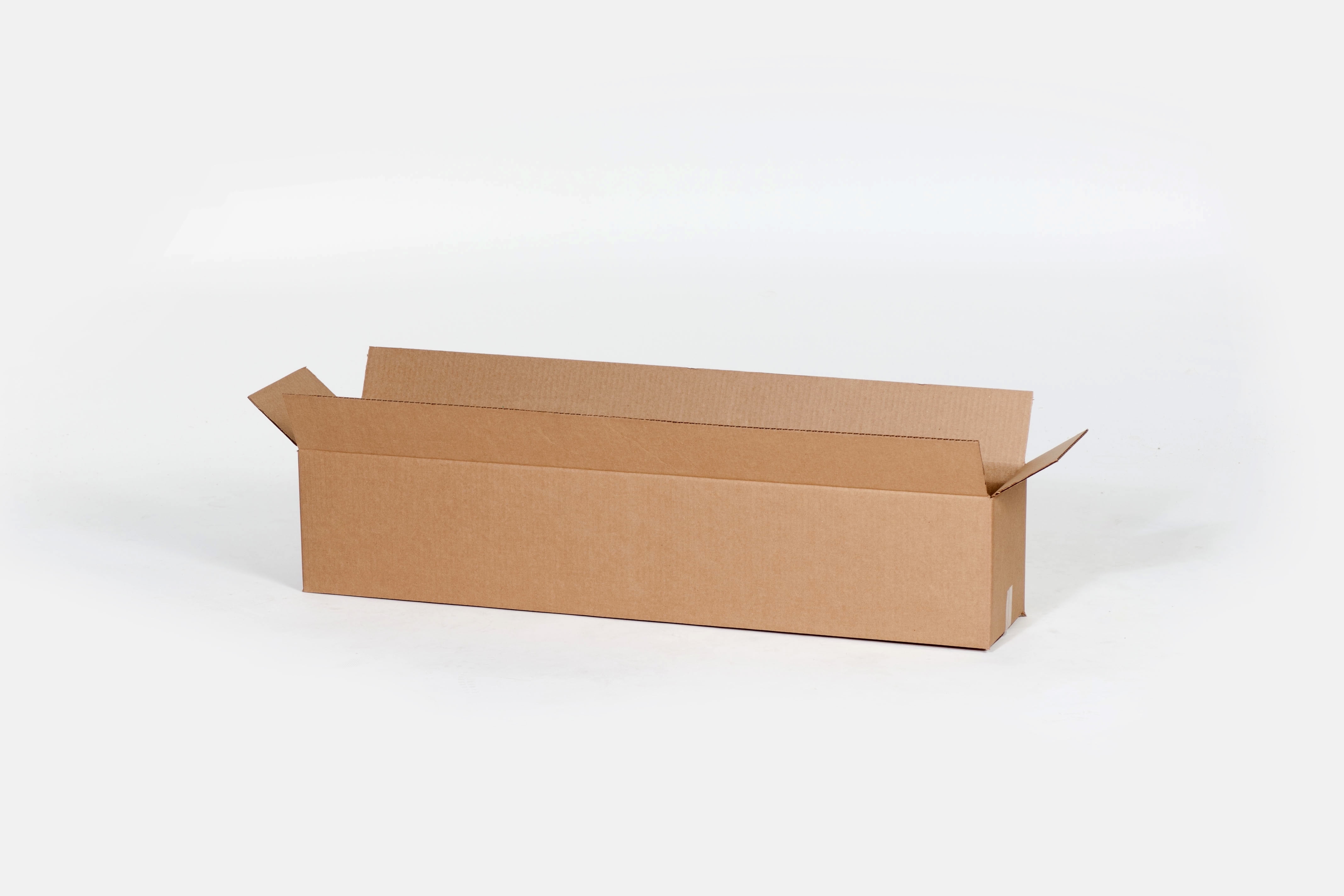 24 x 8 x 4" Long Corrugated Boxes, ECT32 Kraft Shipping/Moving Boxes 25/Bundle