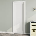 thumbnail image 1 of 24" x 80" 1 Panel Interior Door Slab Shaker, Solid Core Door Panel as Barn Door, Pocket Door, French Door, Prehung Door - as Panty Door, Closet Door, Pre-finished & Paintable, White, 1 of 9