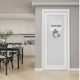 thumbnail image 1 of 24" x 80" Interior Pantry Frosted Glass Door Slab Solid Manufactured Wood Prime Standard Door Without Hardware Kit, 1 of 9