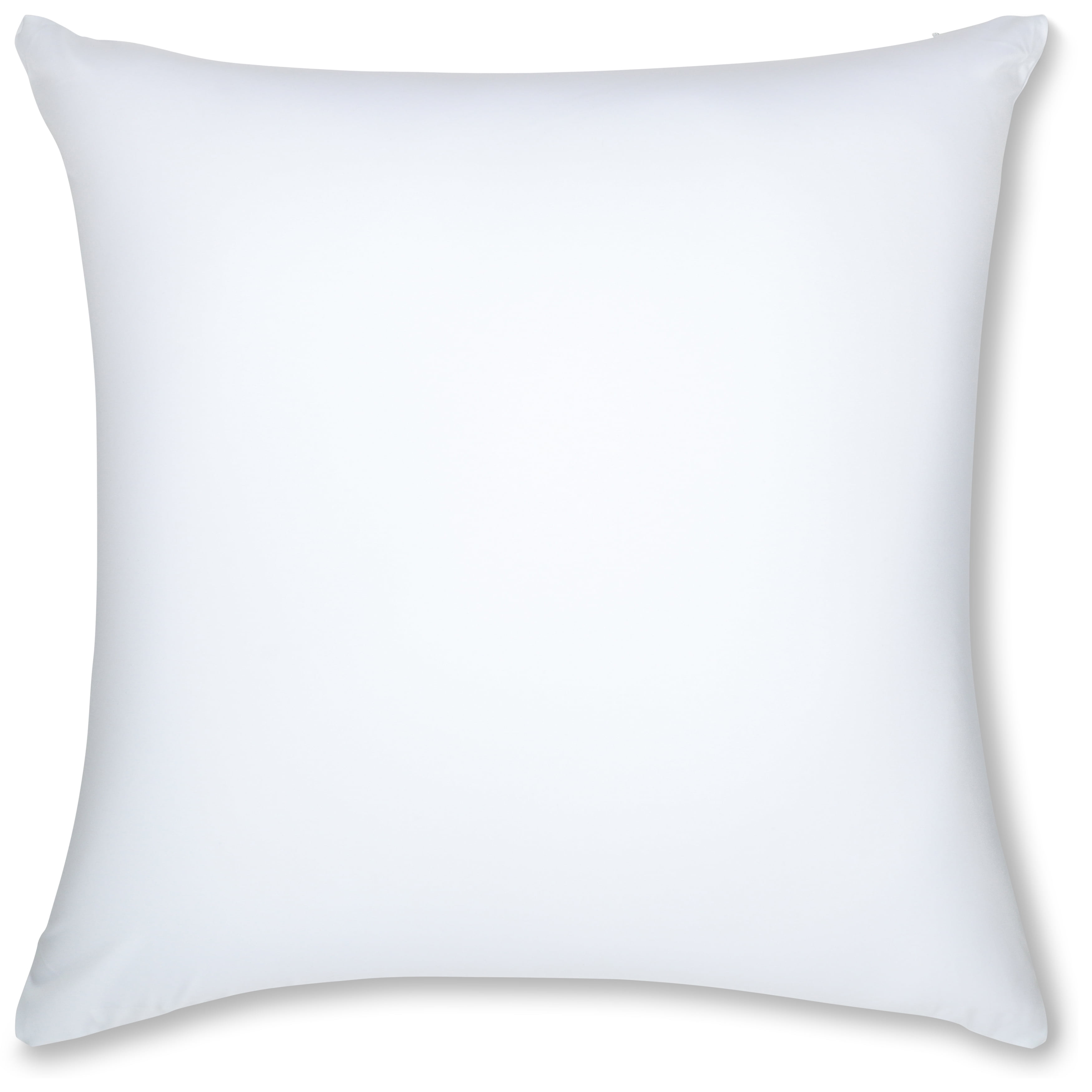 24" x 24" Throw Pillow – White: 1 PCS Luxurious Premium Microbead Pillow With 85/15 Nylon/Spandex Fabric. Forever Fluffy, Outstanding Beauty & Support. Silky, Soft & Beyond Comfortable
