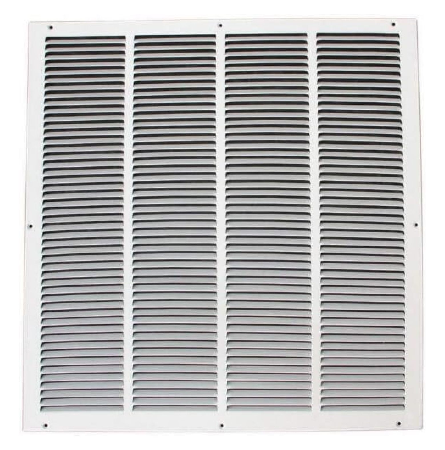 24 x 24 White Steel Return Air Grille HVAC Vent Cover Grill for Wall