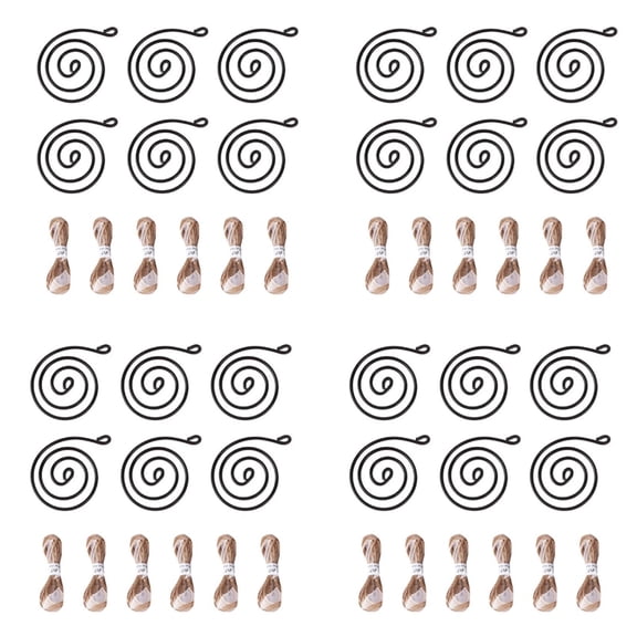 24 x bracket 24 x rope-As Shown