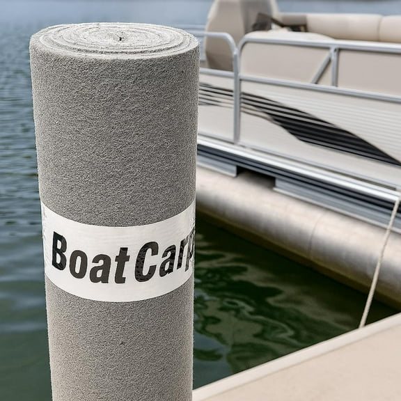 24" x100' Grey Boat Trailer Bunk Carpet, Marine Carpet, Replacement for Trailer Bunk Boards, Boat Lift Bunks, and Runners, Available in 12" and 24" Widths