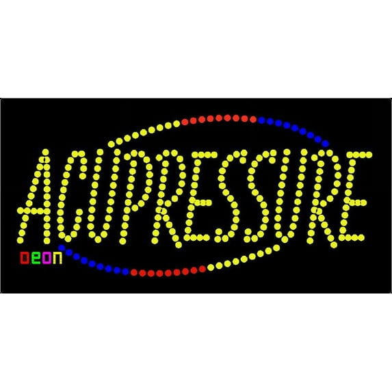 24"x12" Animated Neon By Deon 24"x12" Animated Neon By Deon Acupressure LED Sign w/Animation Controller w/Animation Controller