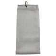 thumbnail image 1 of 24"x16" Tri-fold Golf Towel, Microfiber Waffle Pattern Towels Absorption Soft Towel with Aluminum Clip for Golf Bags and Club, 1 of 2