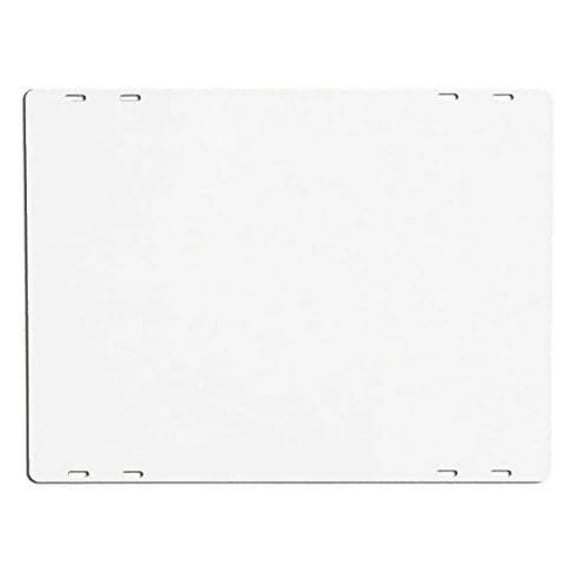 24"x18" White Real Estate Sign Blank with Slotted Holes