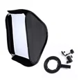 thumbnail image 1 of 24”x24” Softbox for Speedlight Flash with Mounting Bracket, Honeycomb Grid, and Light Diffuser – Professional Photography Lighting Kit, 1 of 4