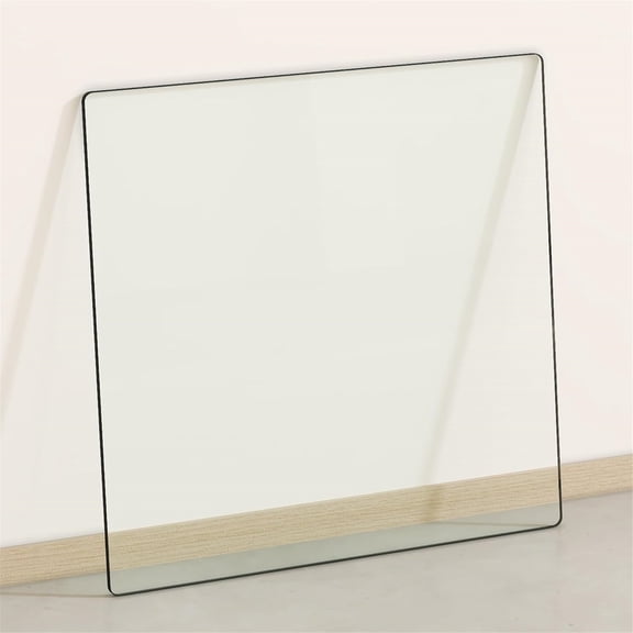 SUDICA 24x24 Inch Tempered Glass Table Top with Anti-slip Rings for Dining & Kitchen