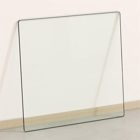 SUDICA 24x24 Inch Tempered Glass Table Top with Anti-slip Rings for Dining & Kitchen