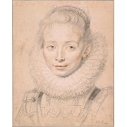 24"x29" Fine Art Quality Poster Peter Paul Rubens - Rubenss Daughter Clara Serena So named Maid of Honor of Infanta