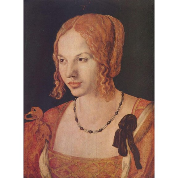 24"x32" Fine Art Quality Poster :: Albrecht Durer - Portrait of a young Ventian Lady