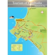 24x33 Heavyweight Photo Paper Quality Poster Sihanoukville Map - Cambodia Travel Maps - Plan Your Trip to Cambodia Tourism Cambodia