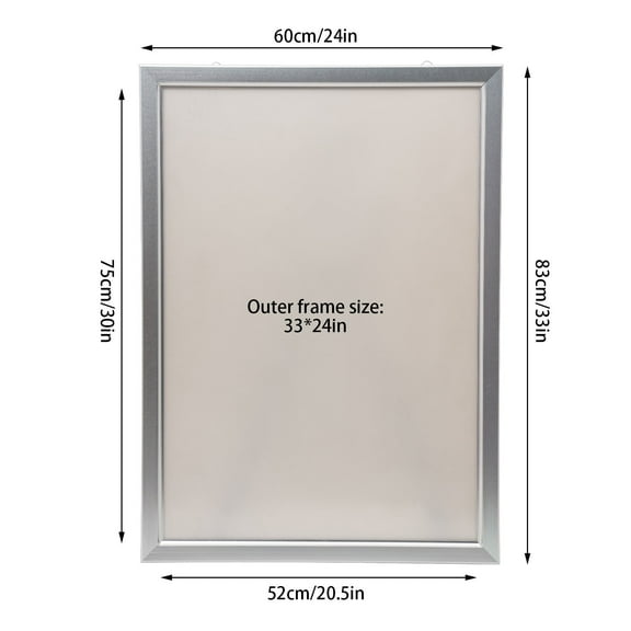 24"x33" LED Light Box Movie Poster/Art Picture Display A1 Size/33x24" Frame