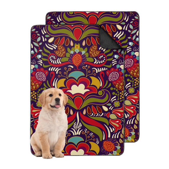 Photo inspiration: Washable Crate Pads For Easy Maintenance Reference: 24 X35 Paisley Print Dog Potty Pads Washable Reusable Pee